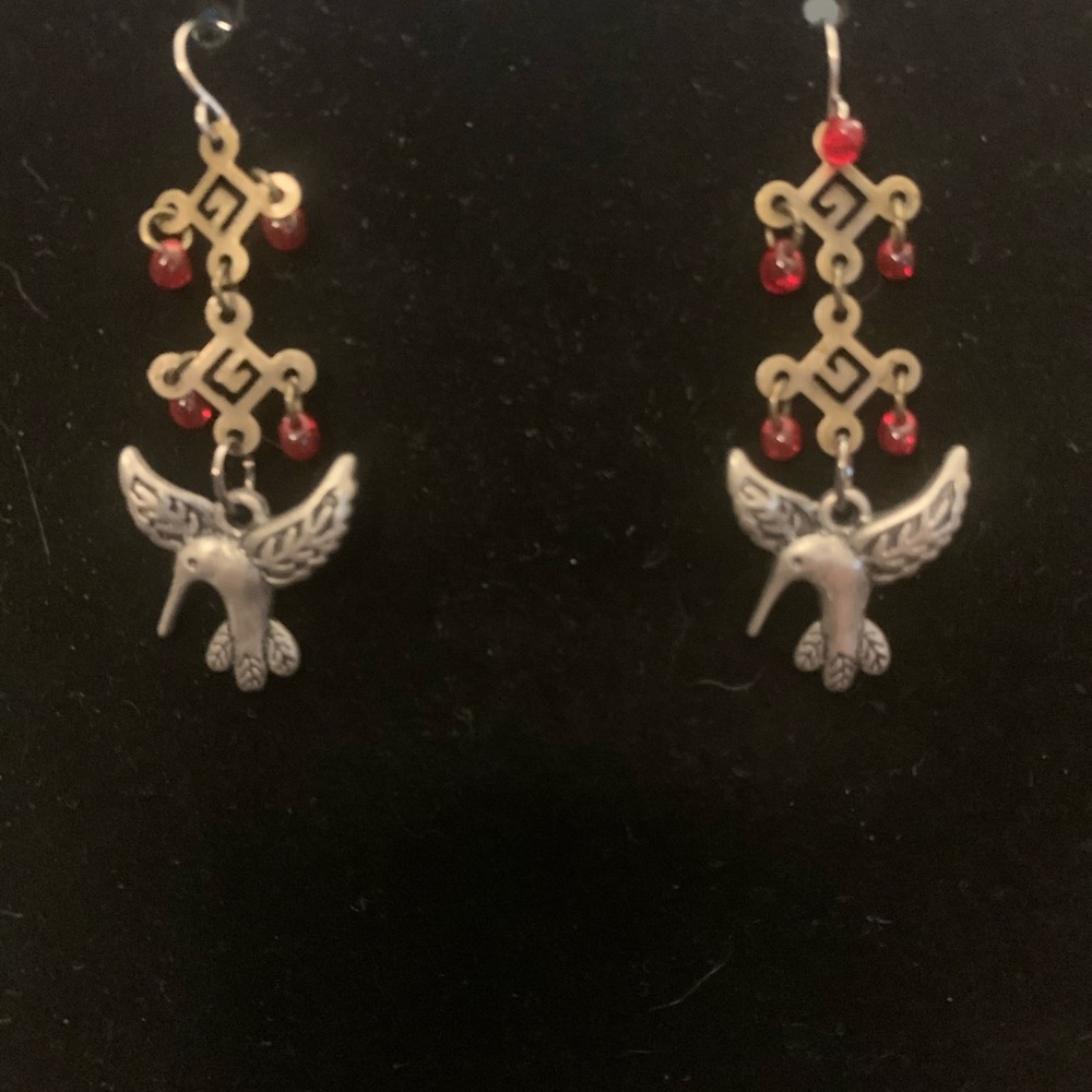 Hummingbird earrings